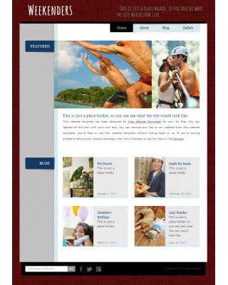 personal site template