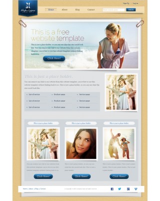 tropical resort template