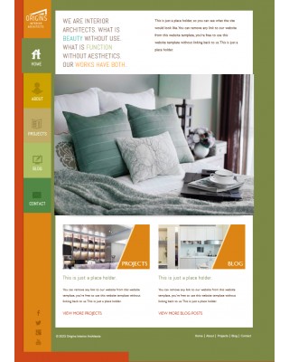 Origin Architects website template